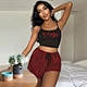 2 piece set women sleepwear